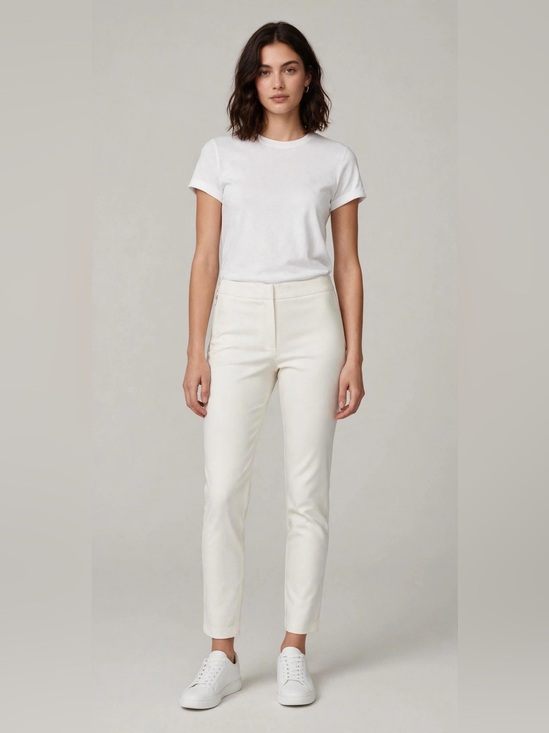 Kenneth Cole New York Pants - Kenneth Cole New York Ivory Cropped Ankle Pants